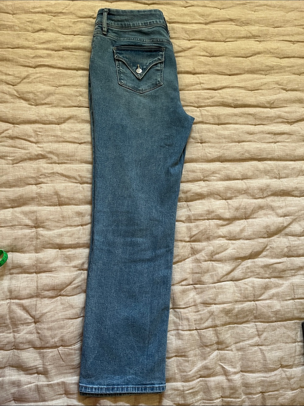 Hudson Jeans 12 Mid-Rise stretch denim Straight Leg - Picture 9 of 12